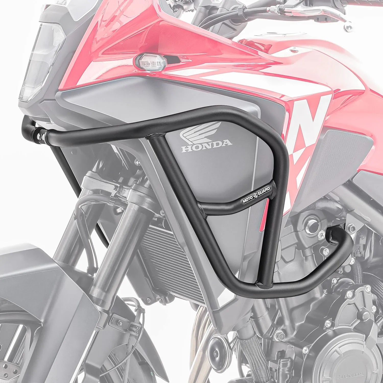 Crash bar pentru Honda NX 500 2024, Negru, Protecție rezervor