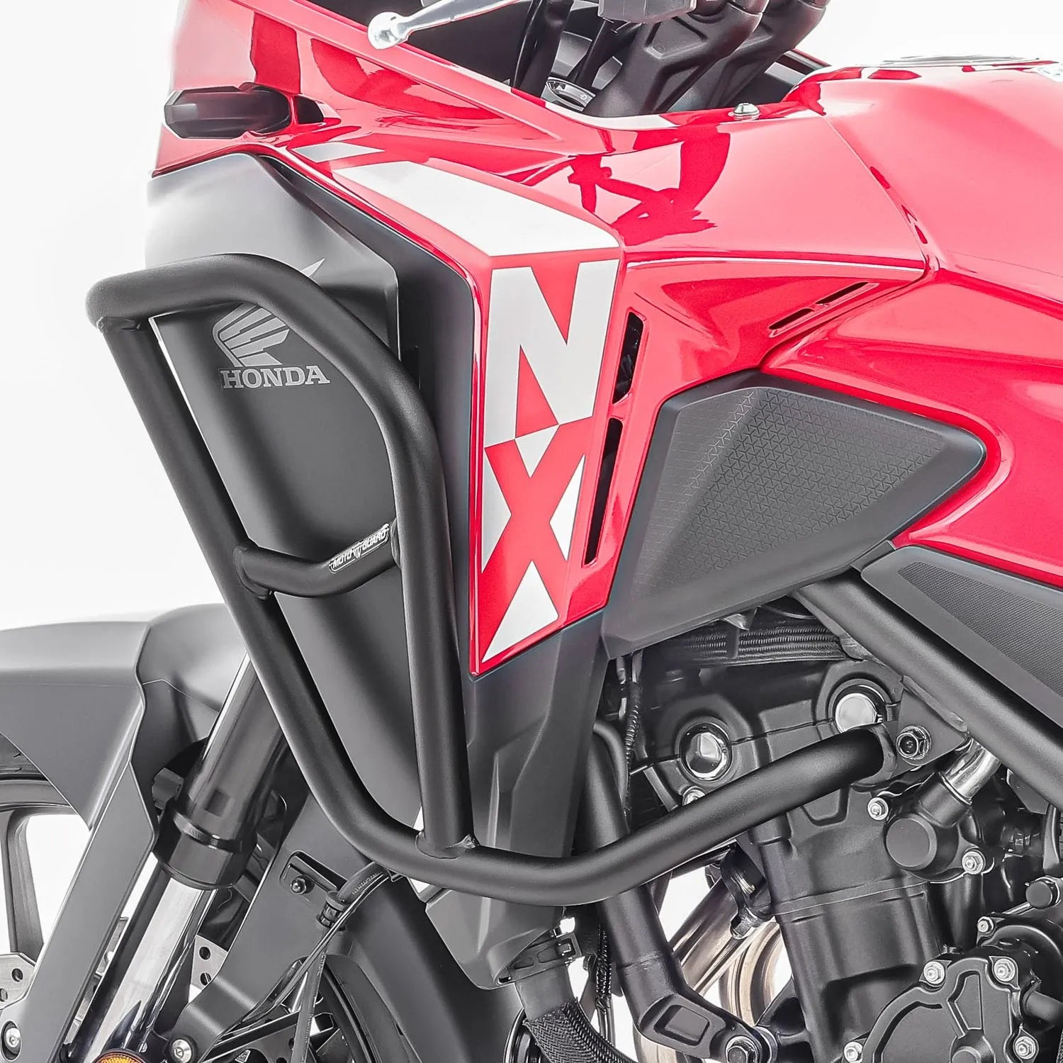 Crash bar pentru Honda NX 500 2024, Negru, Protecție rezervor