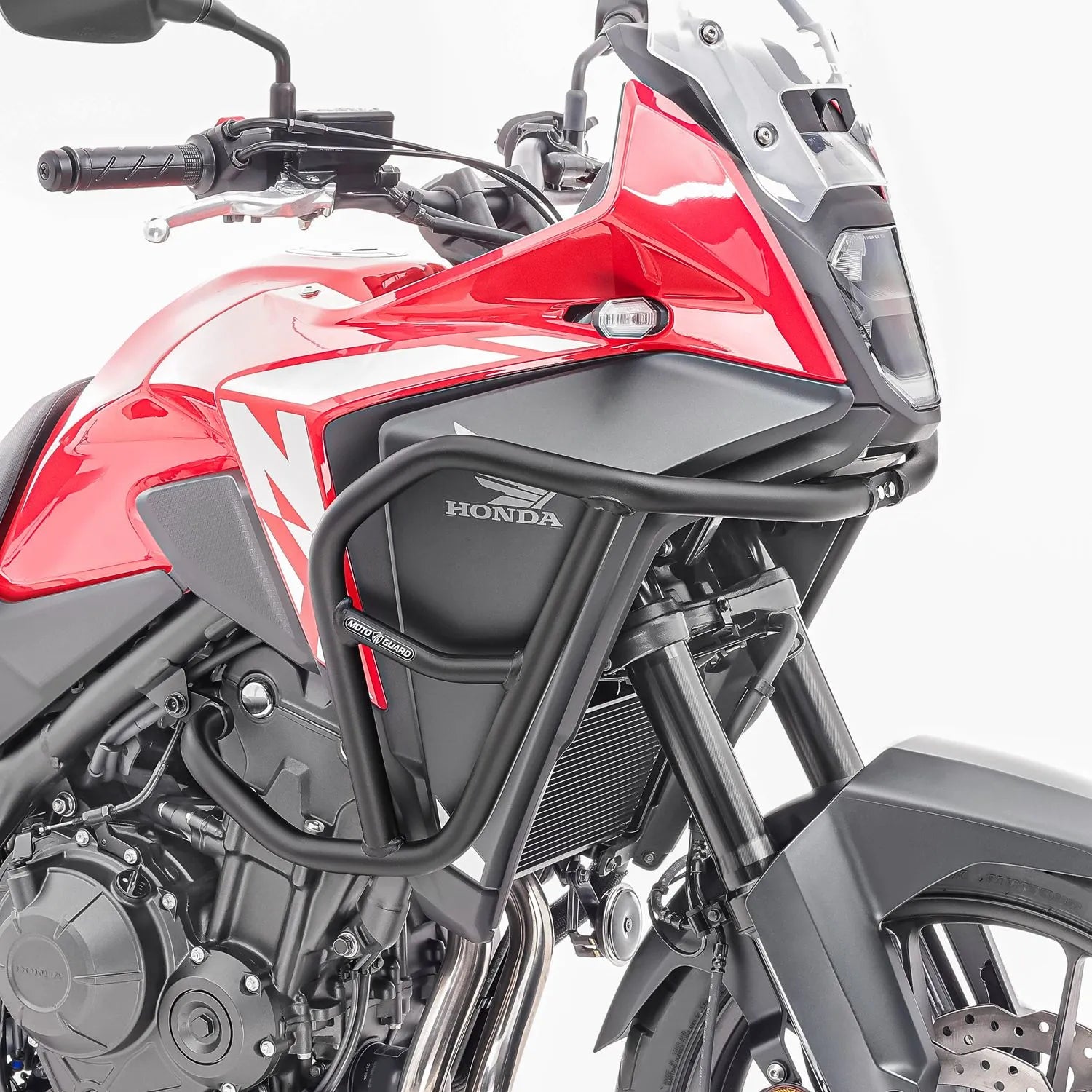 Crash bar pentru Honda NX 500 2024, Negru, Protecție rezervor