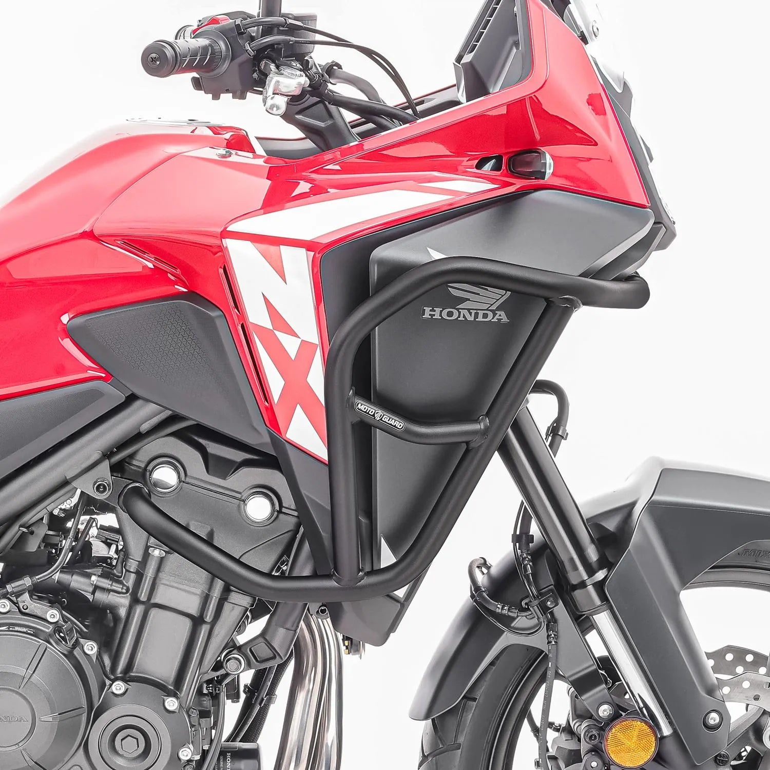 Crash bar pentru Honda NX 500 2024, Negru, Protecție rezervor