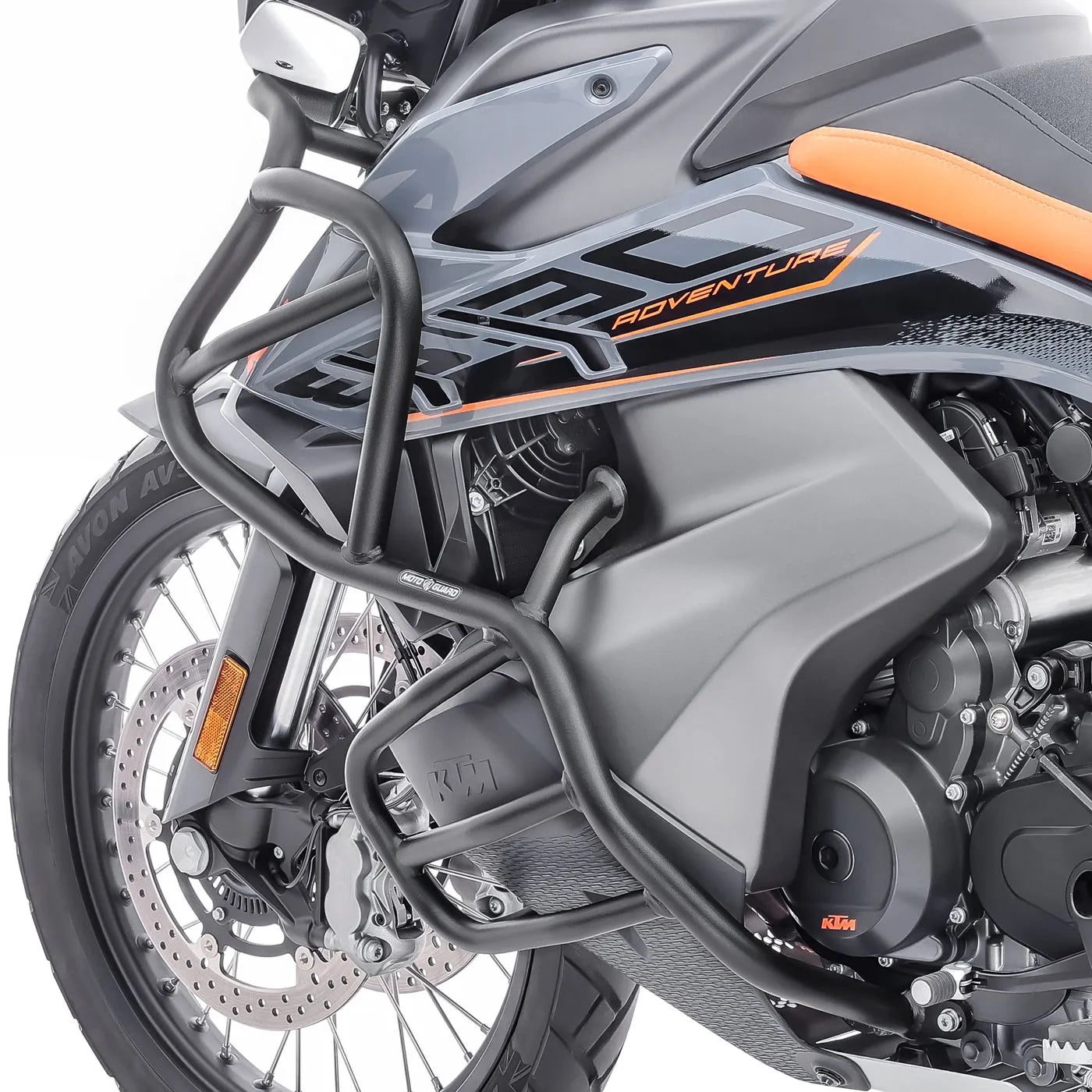 Crash bar pentru KTM 790 / 890 Adventure / R 19-22, Negru, Protecție motor