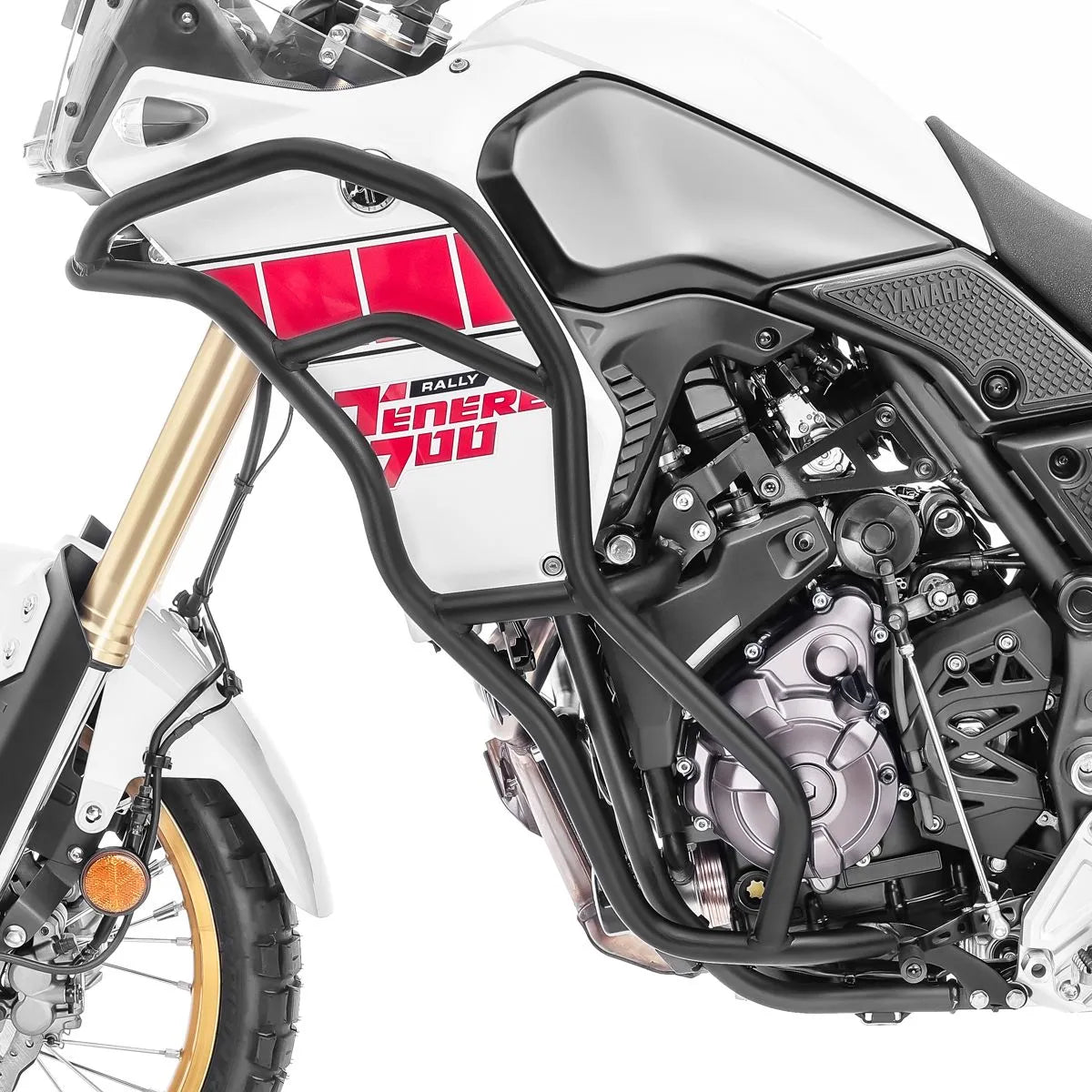 Crash bar pentru Yamaha Tenere 700 19-24, Negru, Protecție motor