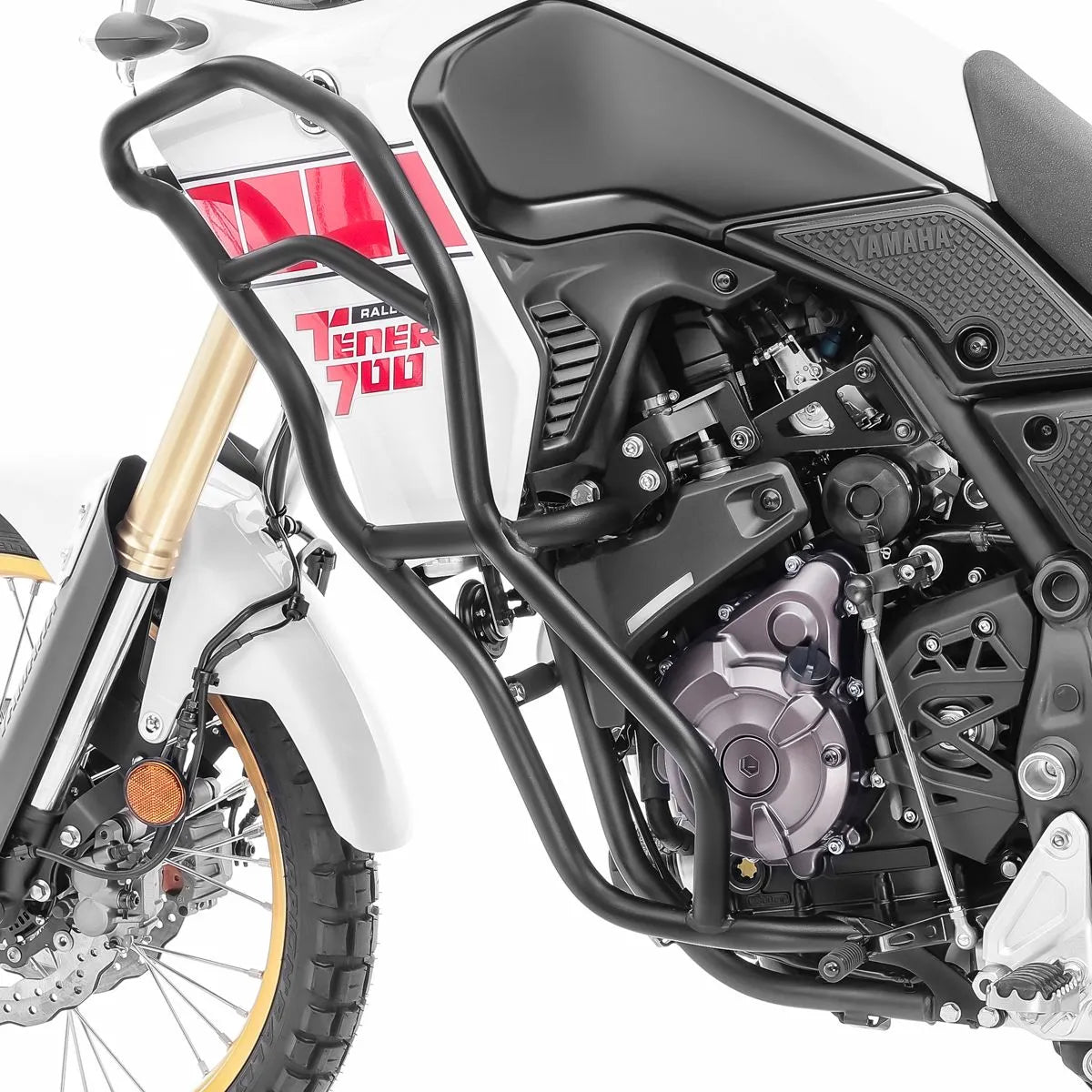 Crash bar pentru Yamaha Tenere 700 19-24, Negru, Protecție motor