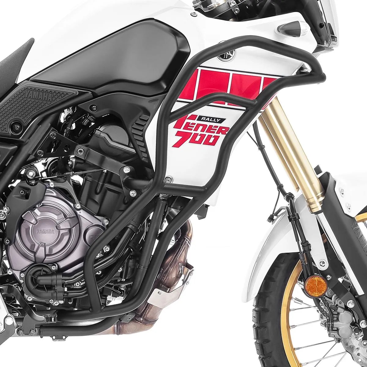 Crash bar pentru Yamaha Tenere 700 19-24, Negru, Protecție motor