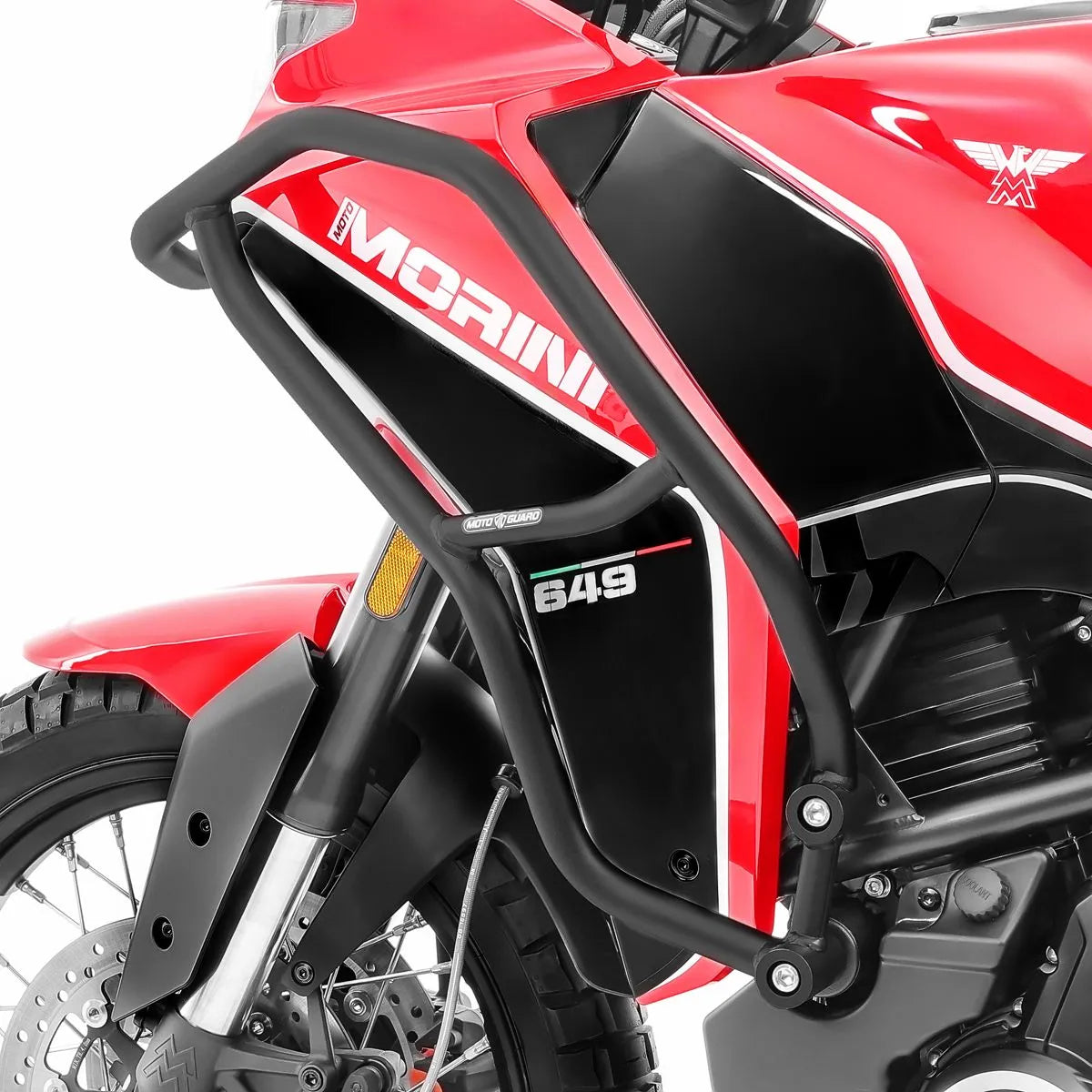 Crash bar pentru Moto Morini X-Cape 650 21-24, Negru, Protecție rezervor