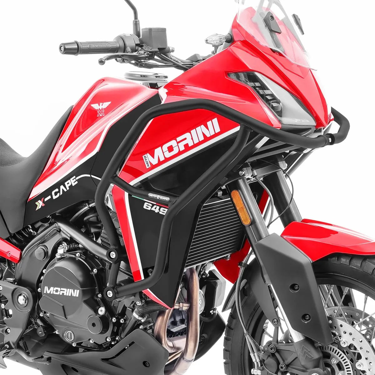 Crash bar pentru Moto Morini X-Cape 650 21-24, Negru, Protecție rezervor