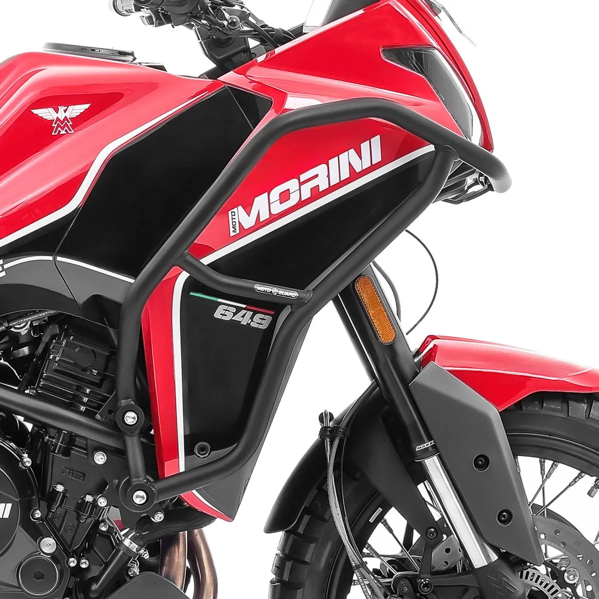 Crash bar pentru Moto Morini X-Cape 650 21-24, Negru, Protecție rezervor