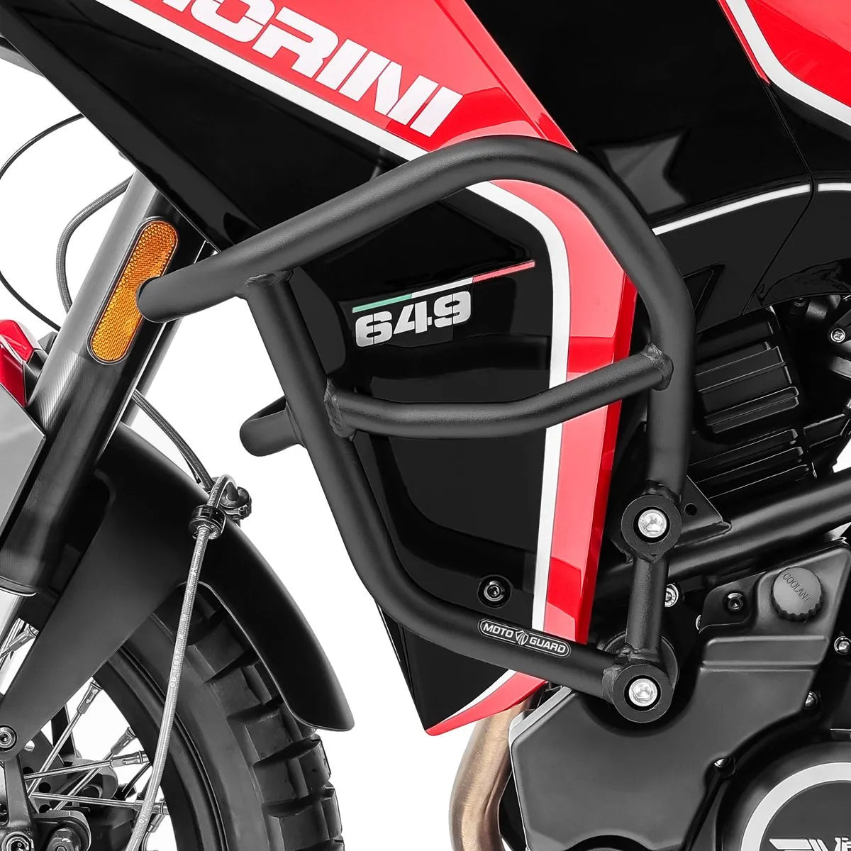 Crash bar pentru Moto Morini X-Cape 650 21-24, Negru, Protecție motor