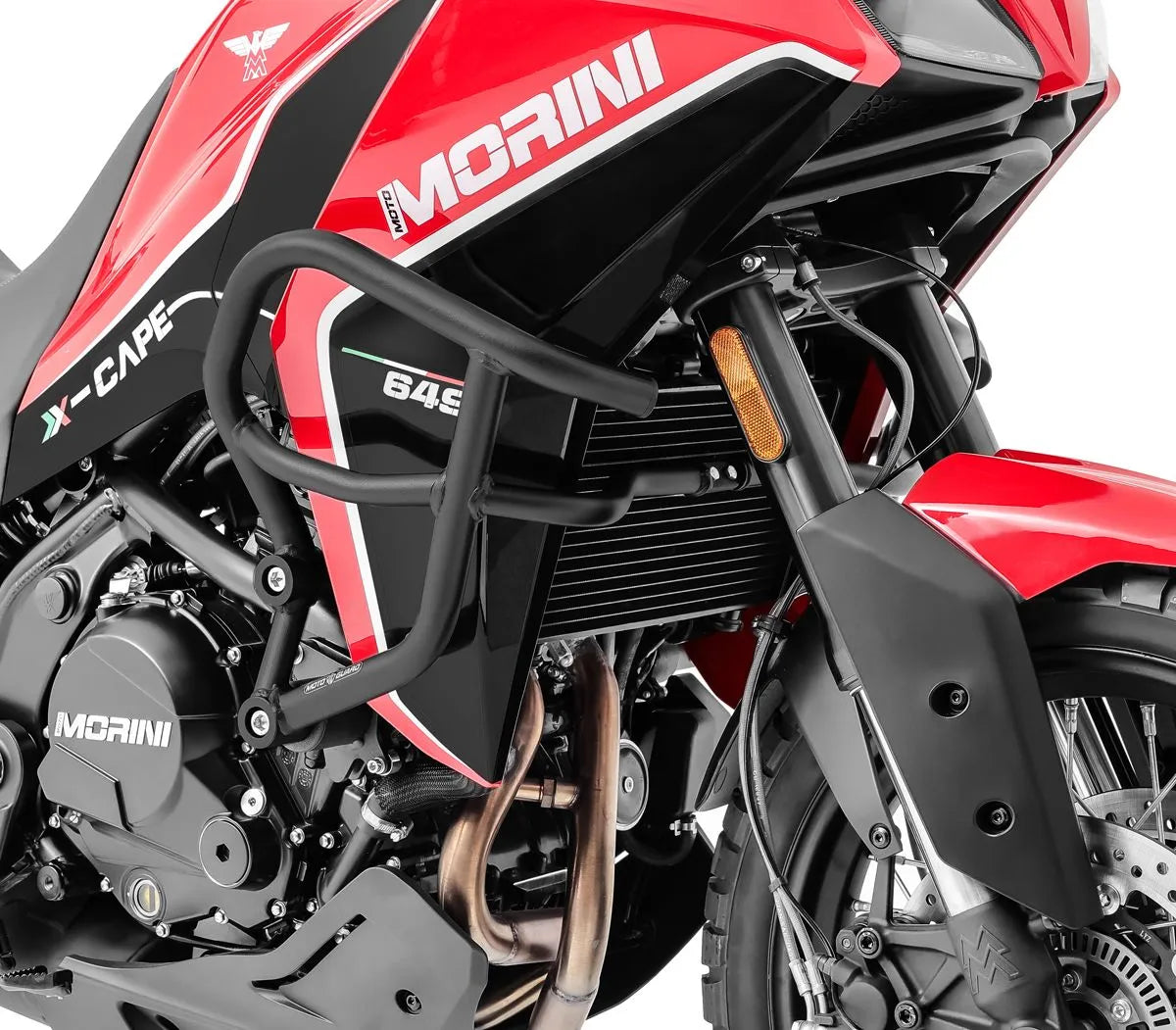 Crash bar pentru Moto Morini X-Cape 650 21-24, Negru, Protecție motor
