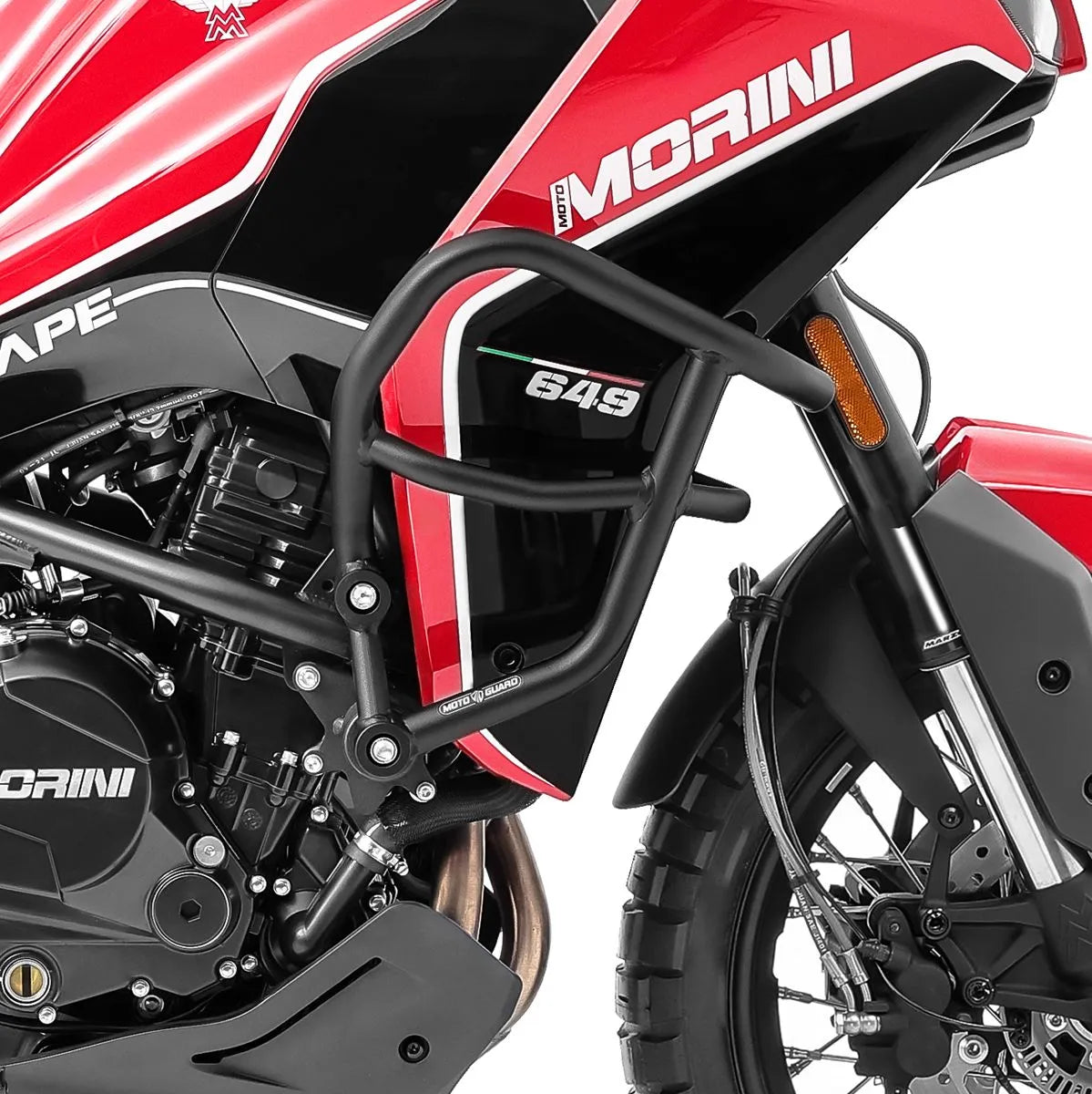 Crash bar pentru Moto Morini X-Cape 650 21-24, Negru, Protecție motor