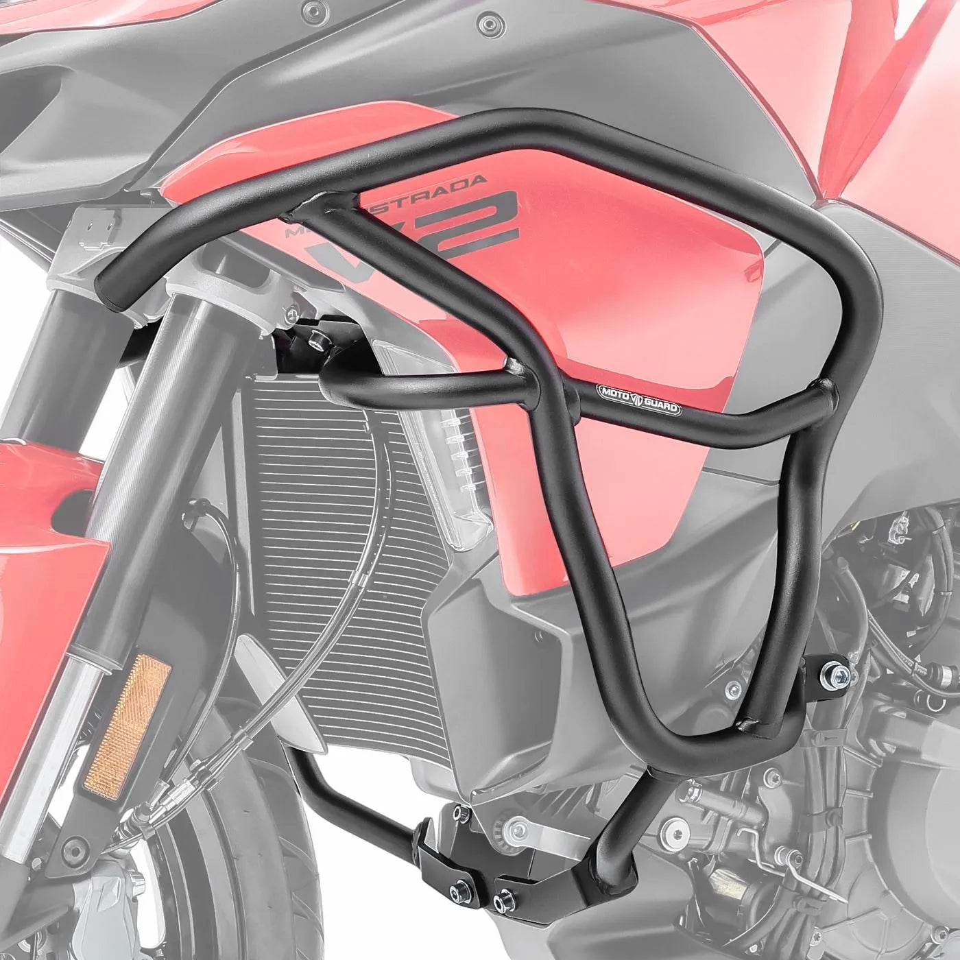 Crash bar pentru Ducati Multistrada V2 / S 2025, Negru Protectie motor