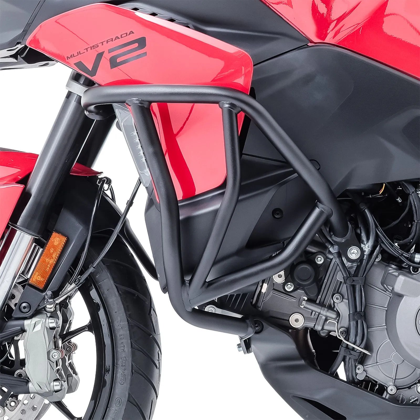 Crash bar pentru Ducati Multistrada V2 / S 2025, Negru Protectie motor