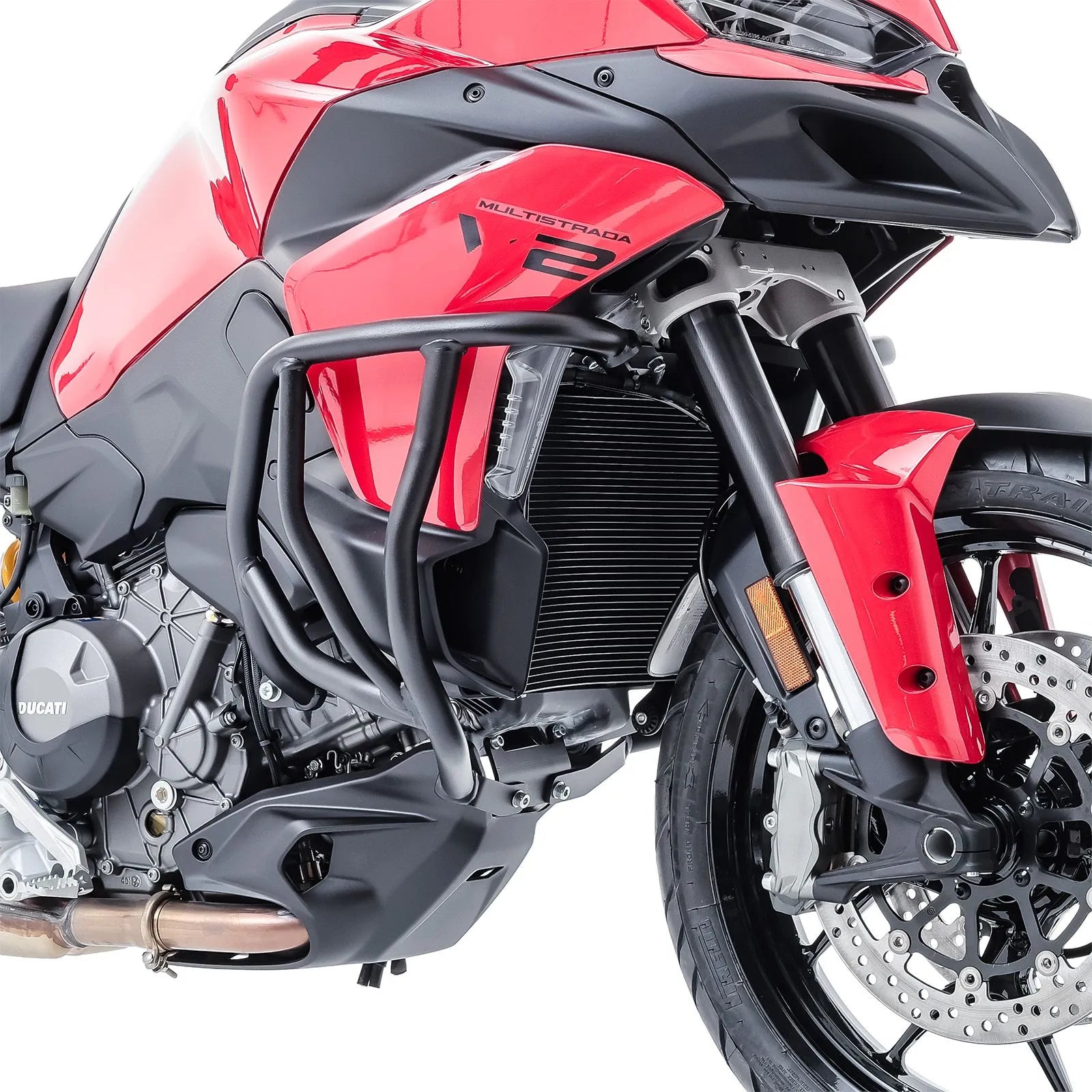 Crash bar pentru Ducati Multistrada V2 / S 2025, Negru Protectie motor