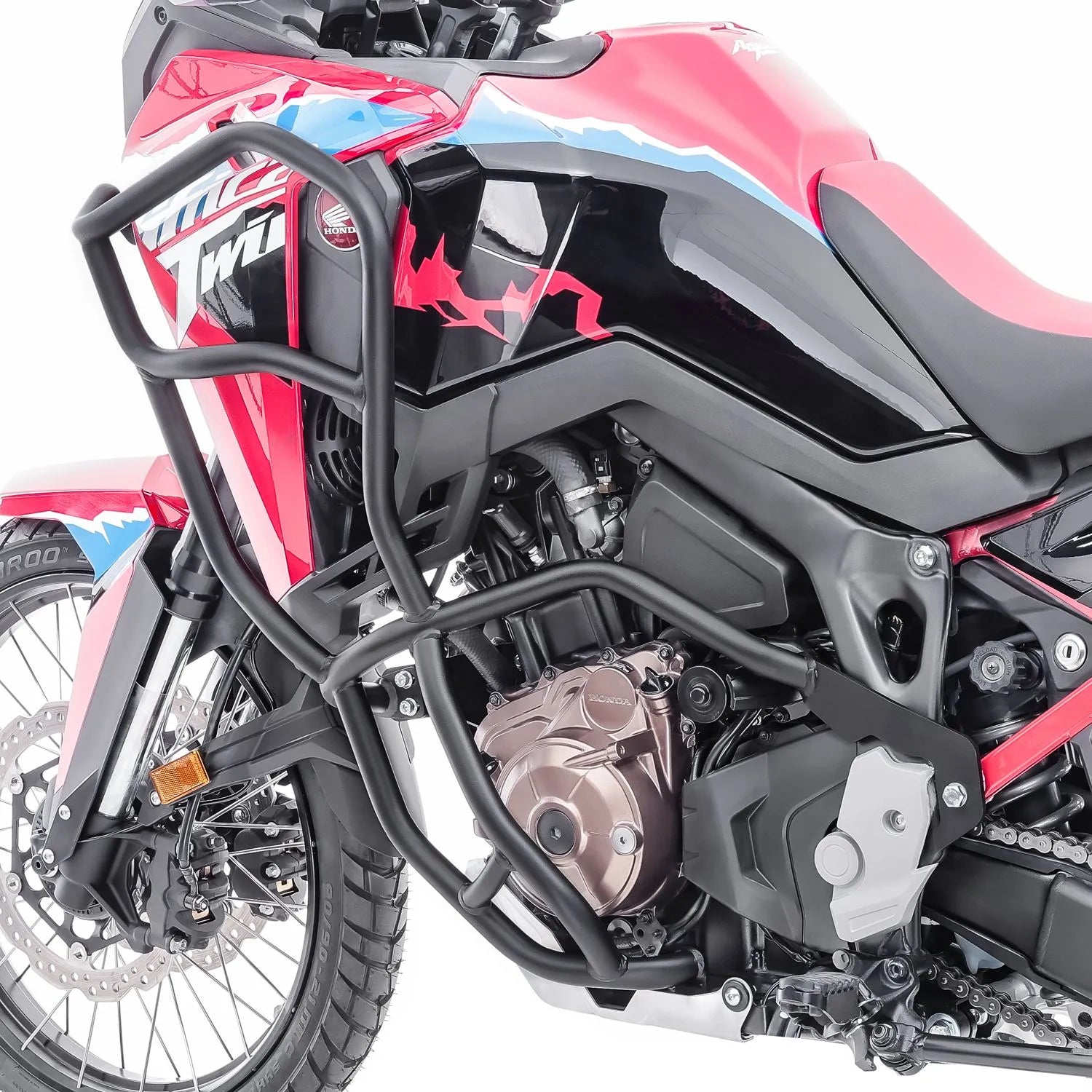 Crash bar pentru Honda Africa Twin 1100 CRF 2024, Negru, Protecție motor