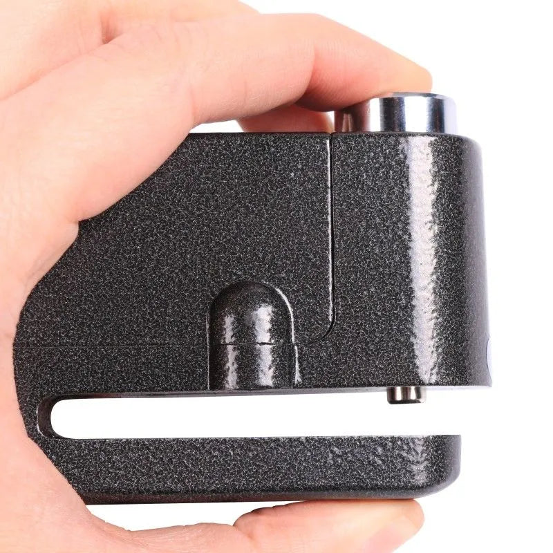 Lacat Antifurt Pentru Motociclete, Blocare Disc Frana Cu Alarma 120db, Impermeabil