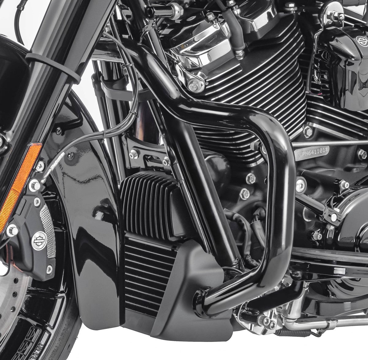 Crash bar pentru Harley Davidson Touring 09-23, Negru Protectie motor