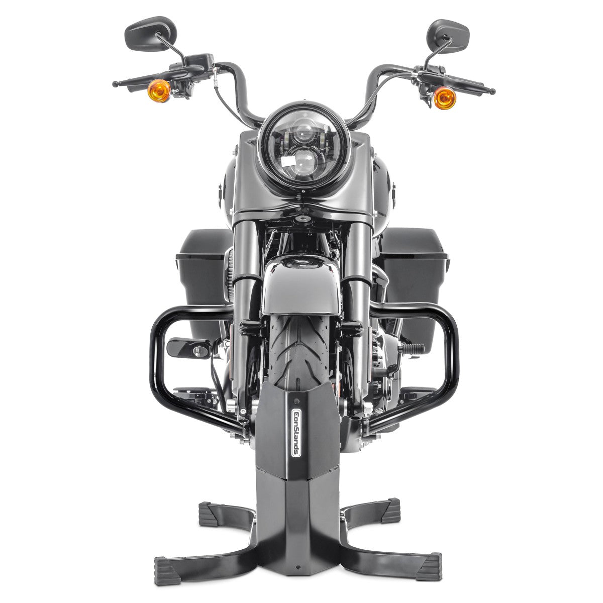 Crash bar pentru Harley Davidson Touring 09-23, Negru Protectie motor