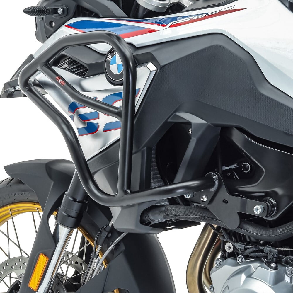 Crash bar pentru BMW F 750 GS / BMW F 850 GS 18-21 Partea superioară, Negru Protectie motor