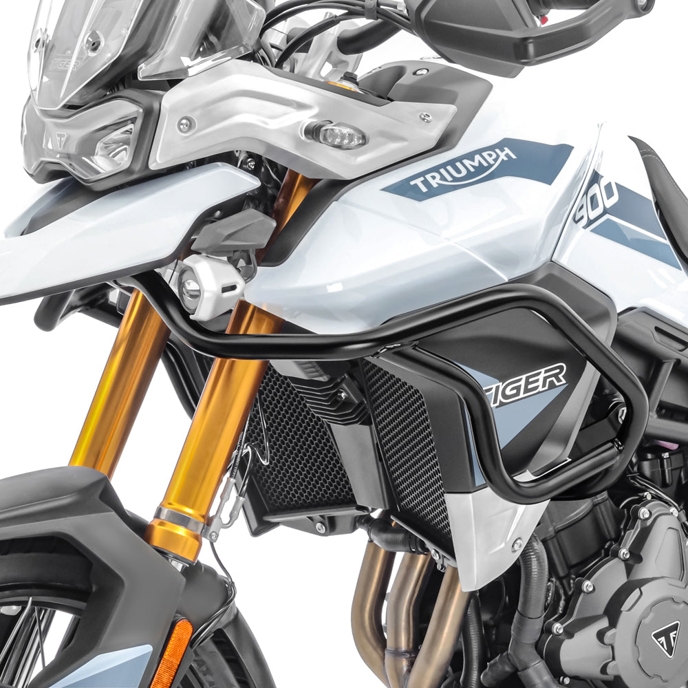 Crash bar pentru Triumph Tiger 900 / GT / Rally 20-24, Partea superioara, Negru Protectie motor