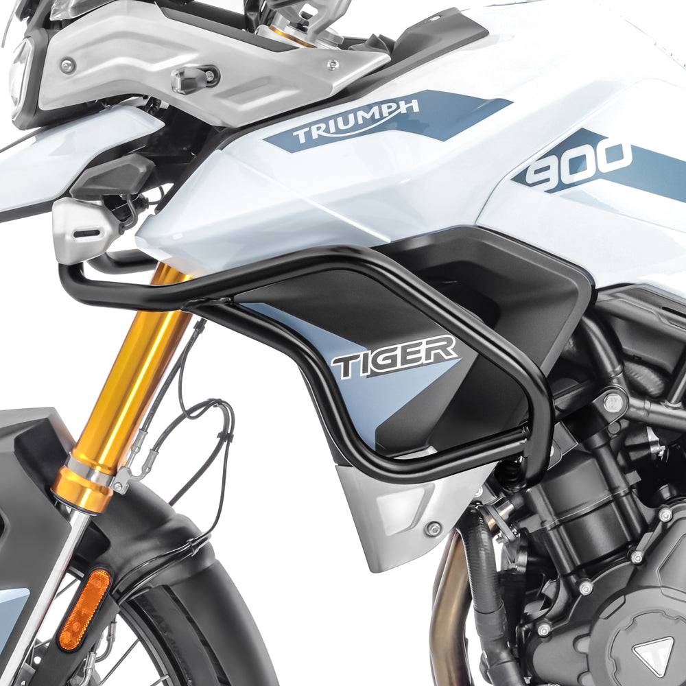 Crash bar pentru Triumph Tiger 900 / GT / Rally 20-24, Partea superioara, Negru Protectie motor
