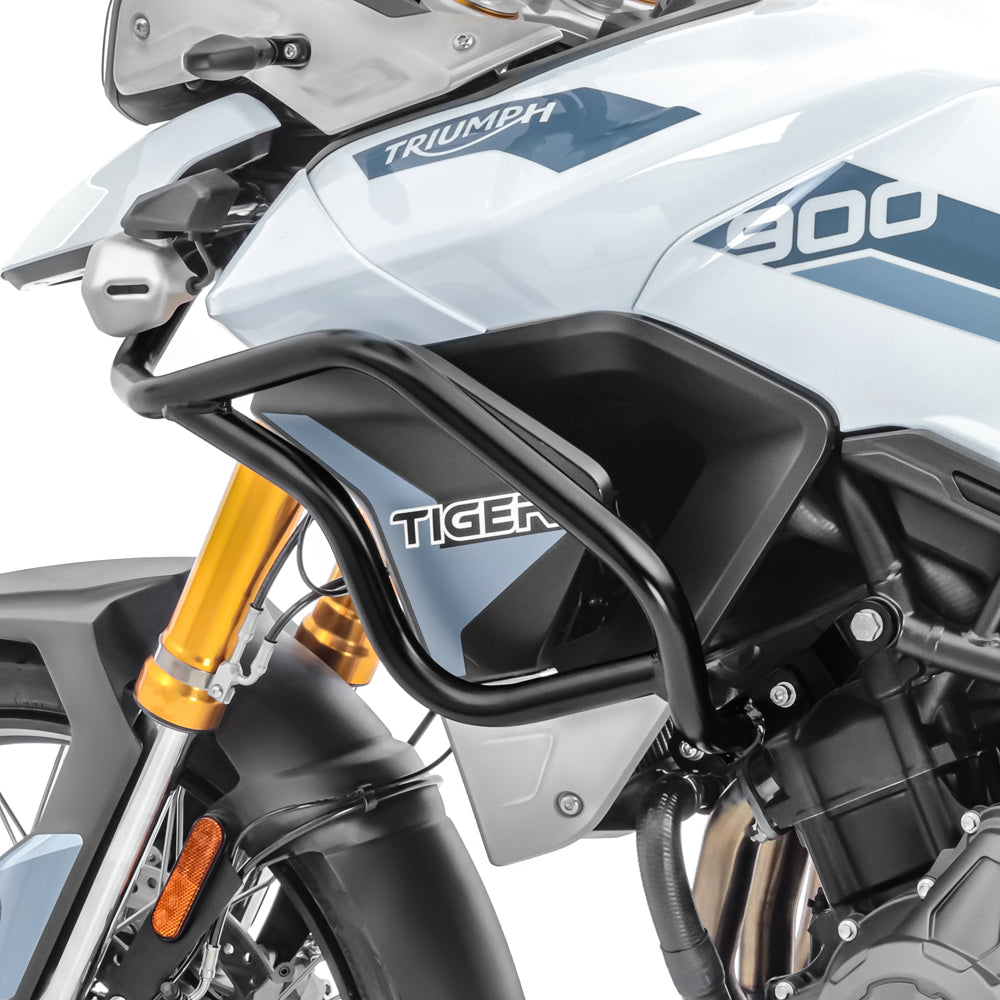 Crash bar pentru Triumph Tiger 900 / GT / Rally 20-24, Partea superioara, Negru Protectie motor