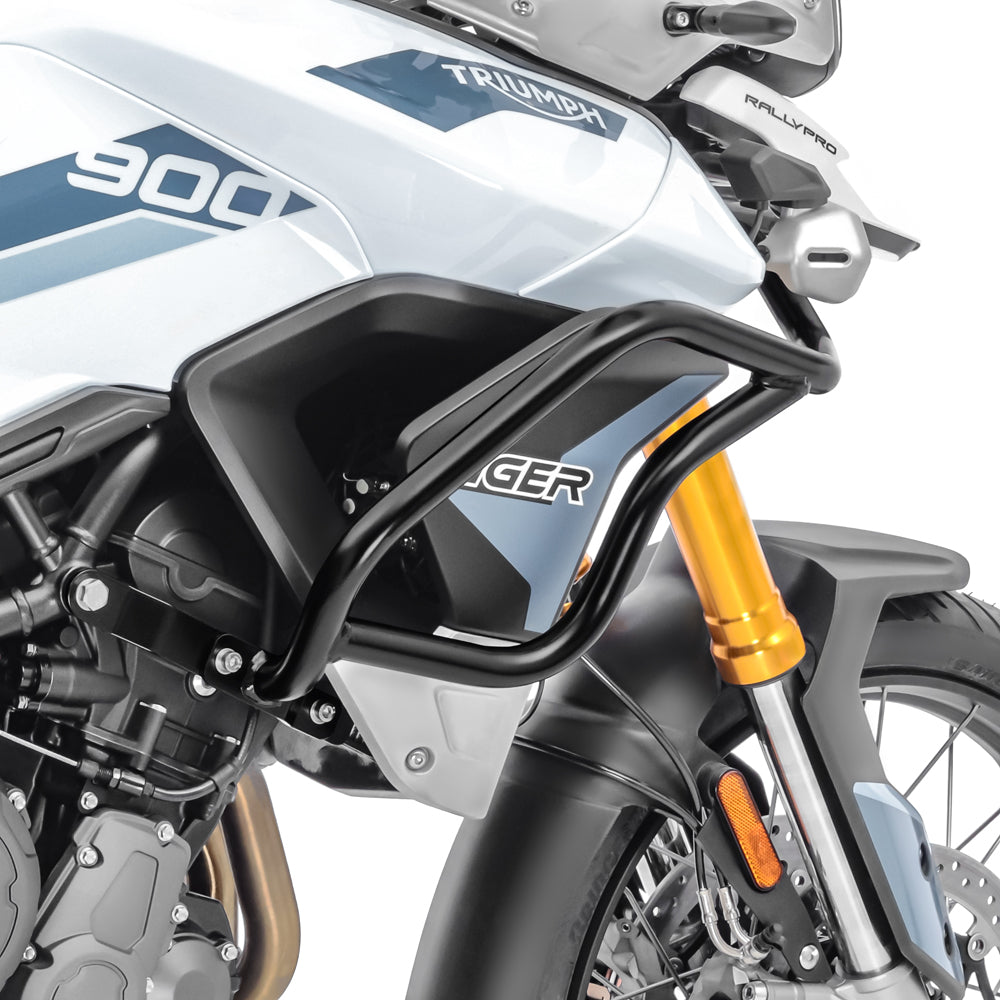 Crash bar pentru Triumph Tiger 900 / GT / Rally 20-24, Partea superioara, Negru Protectie motor