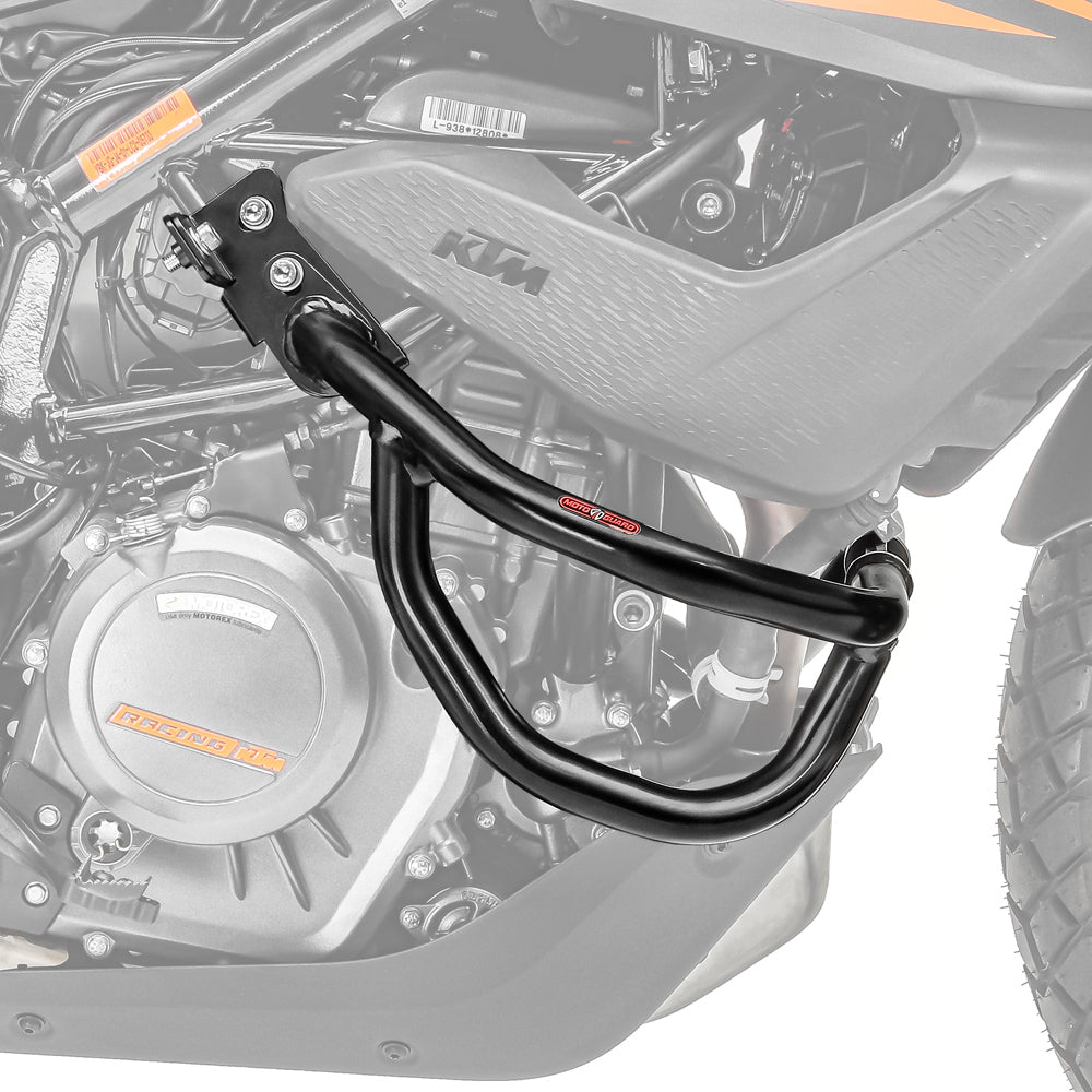 Crash bar pentru KTM 390 Adventure 20-23, Partea inferioara, Negru Protectie motor