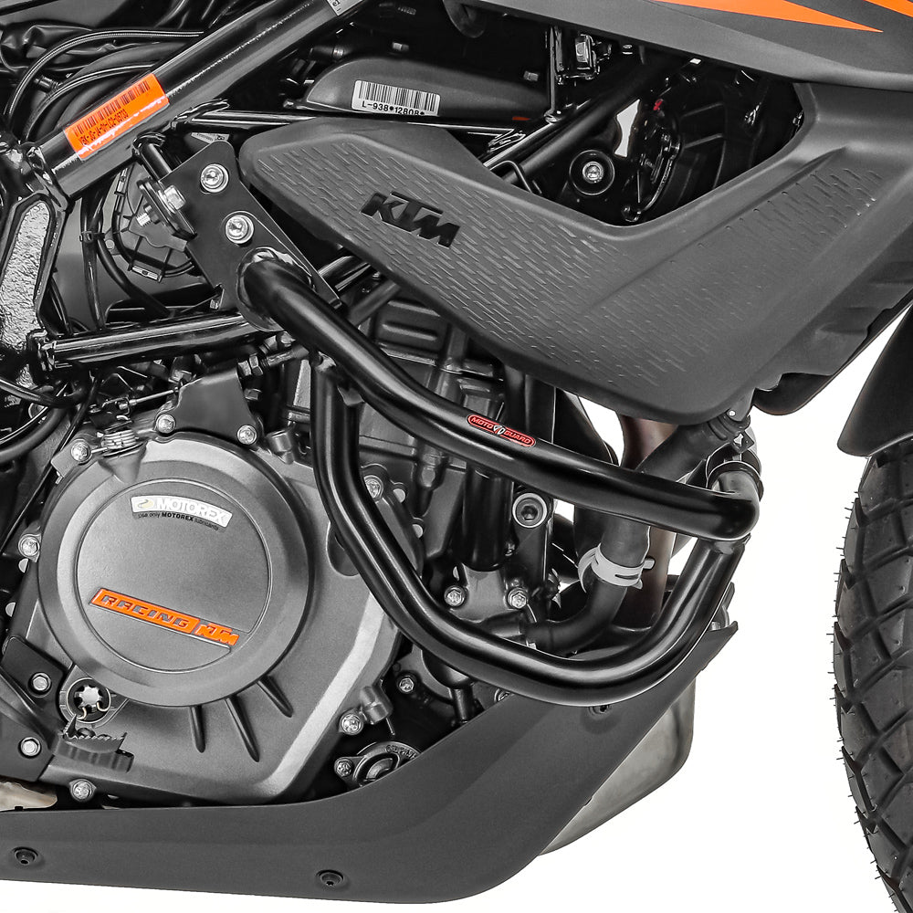 Crash bar pentru KTM 390 Adventure 20-23, Partea inferioara, Negru Protectie motor