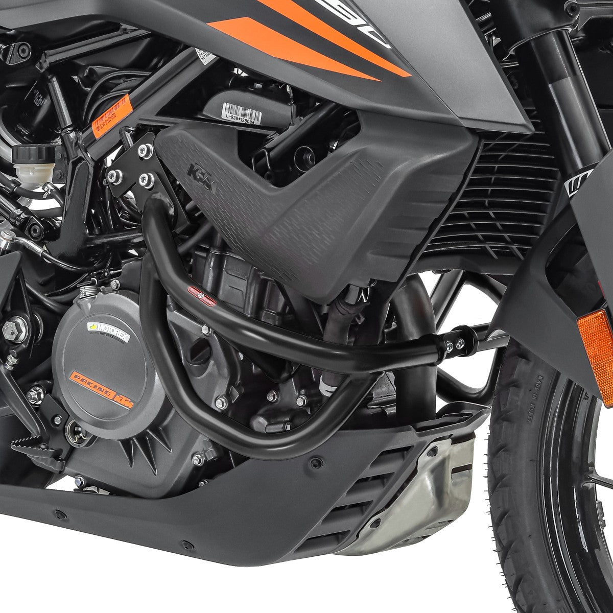 Crash bar pentru KTM 390 Adventure 20-23, Partea inferioara, Negru Protectie motor