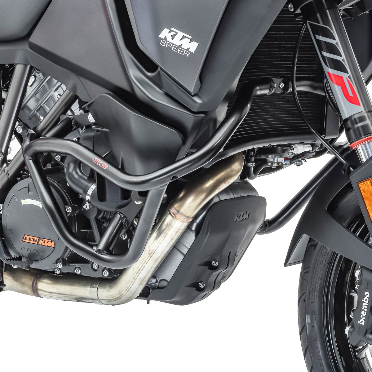 Crash bar pentru KTM Super Adventure 15-20, Partea interioara, Negru Protectie motor