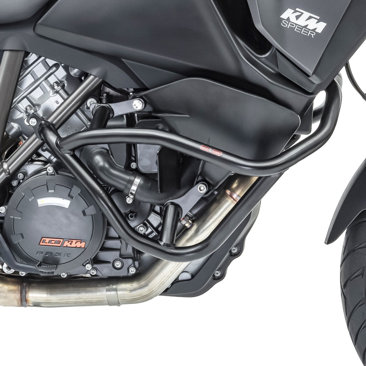 Crash bar pentru KTM Super Adventure 15-20, Partea interioara, Negru Protectie motor