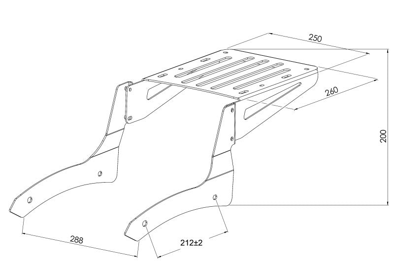 Portbagaj+ST Kawasaki Vulcan S/Cafe 15-23