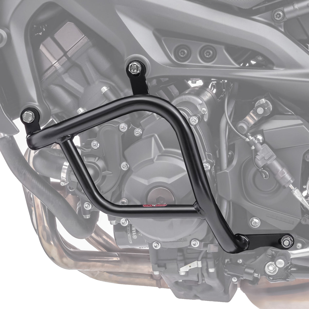 Crash bar pentruYamaha MT-09 / Tracer / XSR 900 13-20, Partea inferioara, Negru Protectie motor