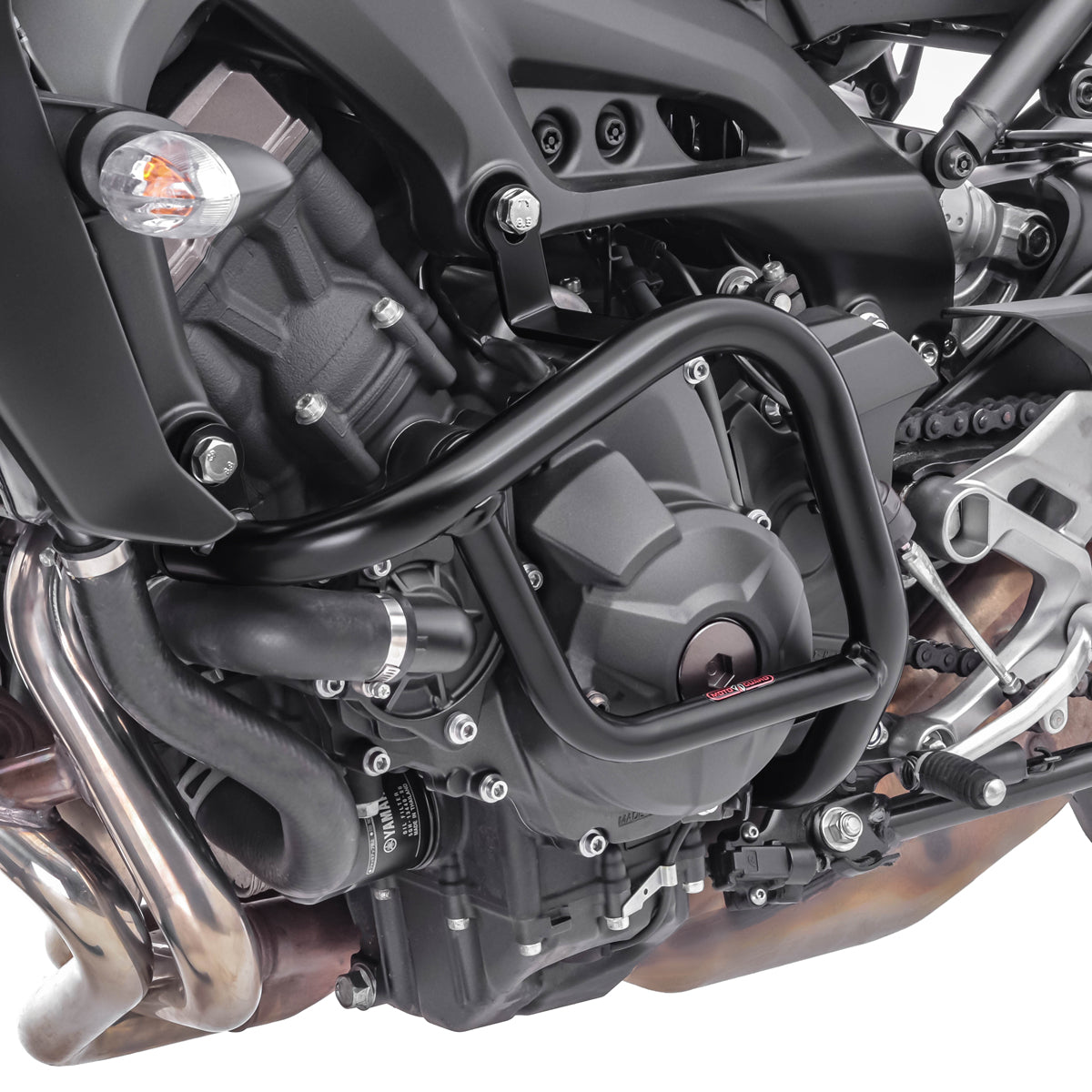 Crash bar pentruYamaha MT-09 / Tracer / XSR 900 13-20, Partea inferioara, Negru Protectie motor