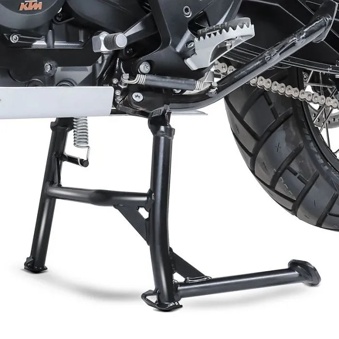 Cric central negru montat pe KTM 790 Adventure R 2019-2023

