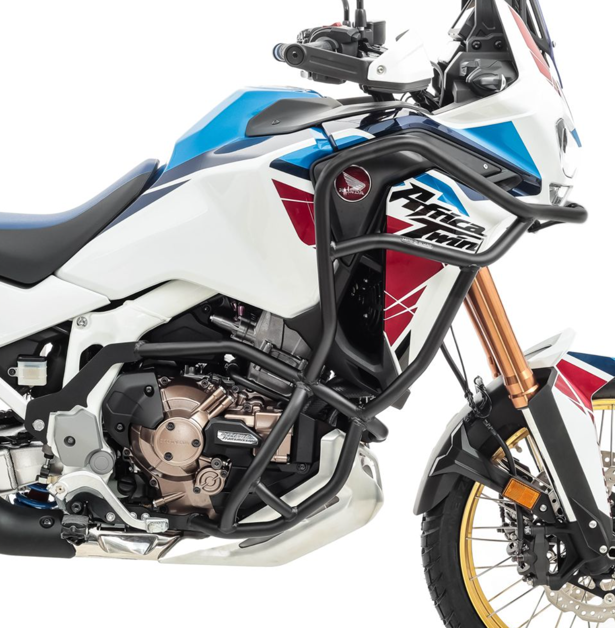 Crash bar pentru Honda Africa Twin 1000 CRF 16-19, Full Set, Negru Protectie motor