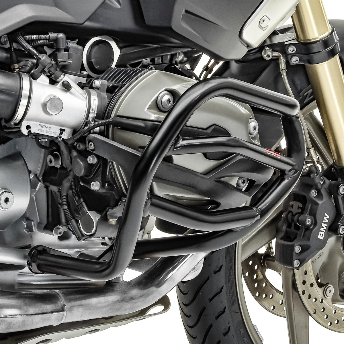 Crash bar pentru BMW R 1200 GS 04-12, Partea inferioara, Negru Protectie motor