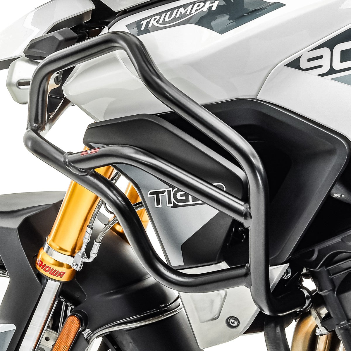 Crash bar pentru Triumph Tiger 900 / GT / Rally 20-23, Partea de sus, Negru Protectie motor