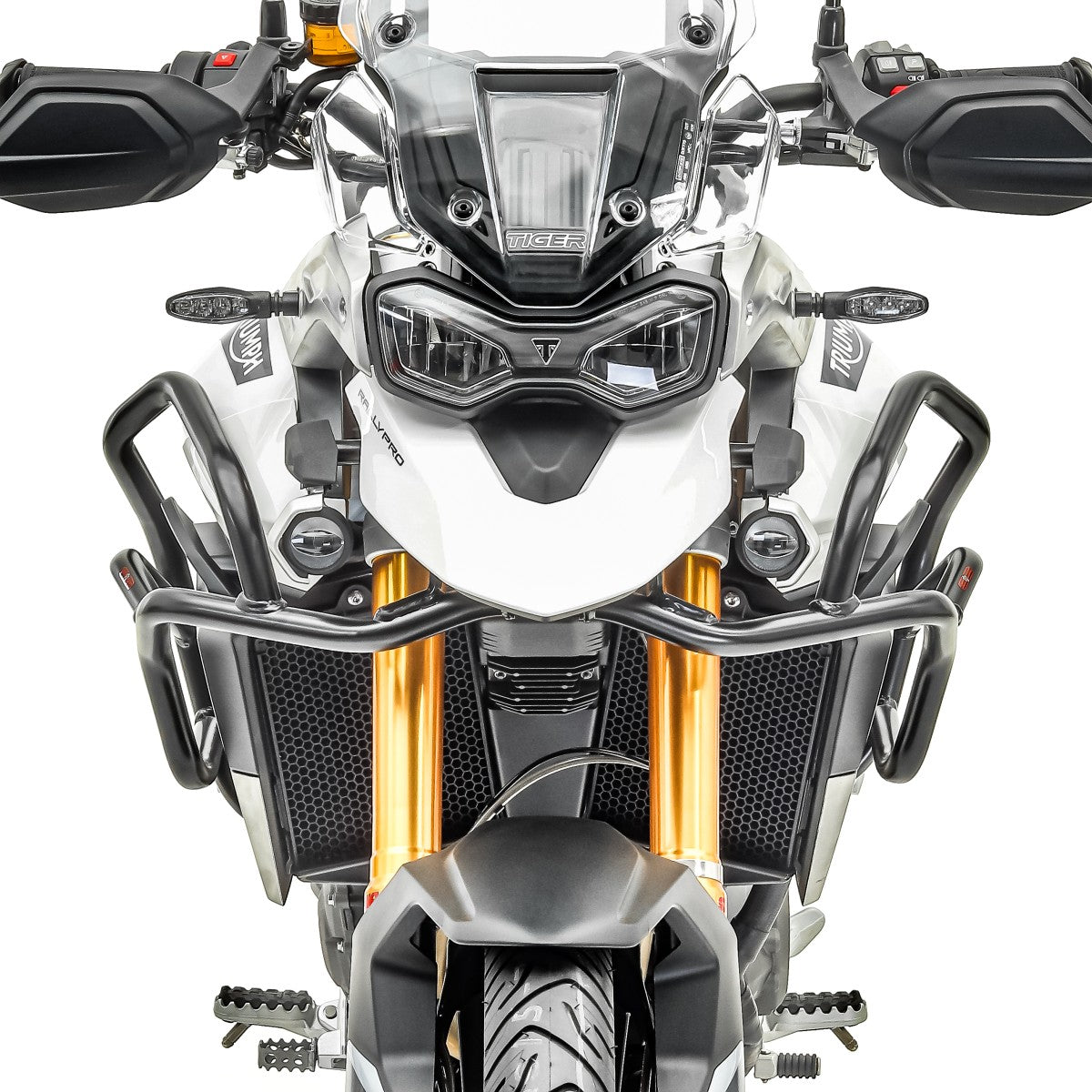 Crash bar pentru Triumph Tiger 900 / GT / Rally 20-23, Partea de sus, Negru Protectie motor