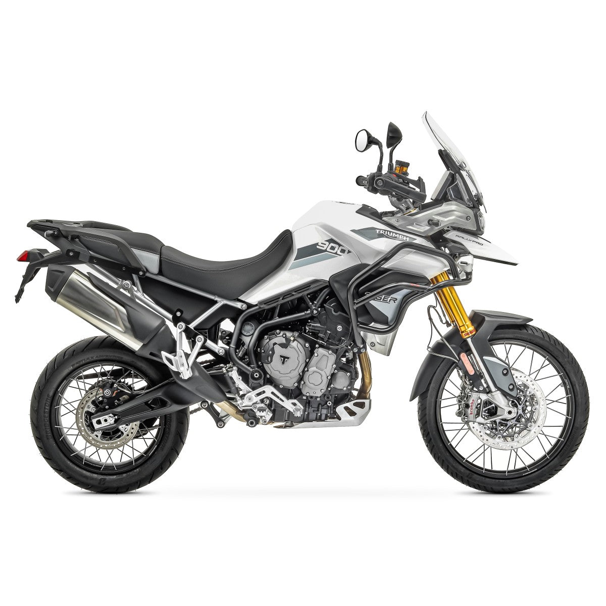 Crash bar pentru Triumph Tiger 900 / GT / Rally 20-23, Partea de sus, Negru Protectie motor