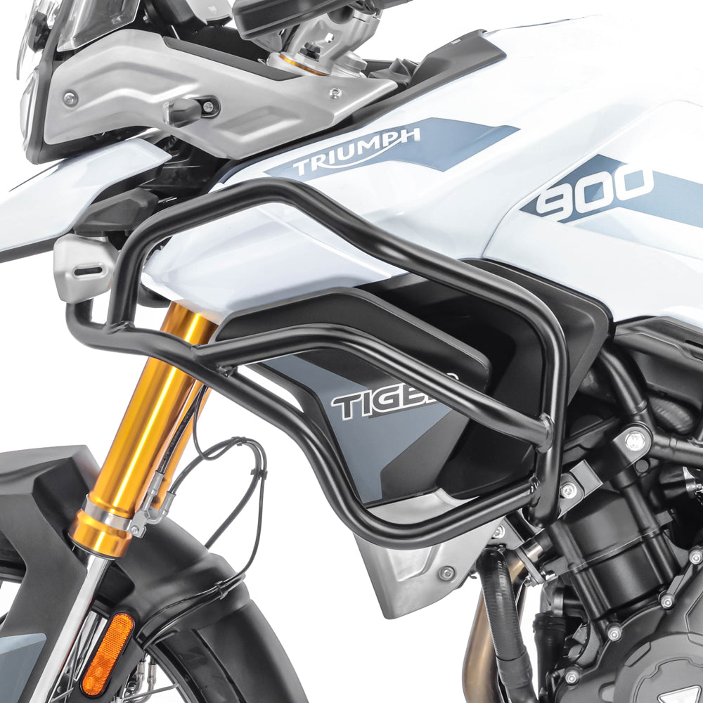 Crash bar pentru Triumph Tiger 900 / GT / Rally 20-23, Partea de sus, Negru Protectie motor