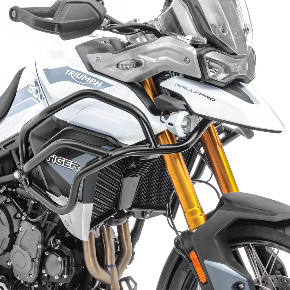 Crash bar pentru Triumph Tiger 900 / GT / Rally 20-23, Partea de sus, Negru Protectie motor