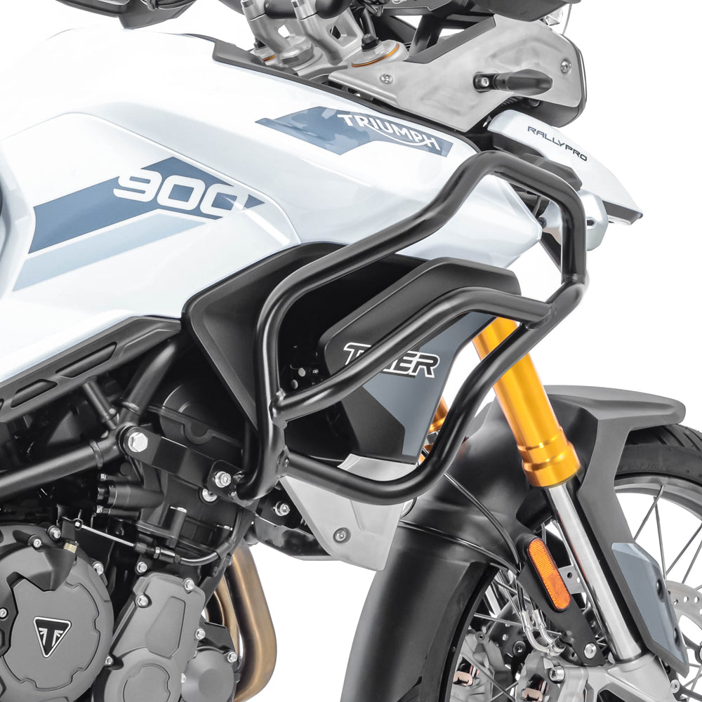 Crash bar pentru Triumph Tiger 900 / GT / Rally 20-23, Partea de sus, Negru Protectie motor