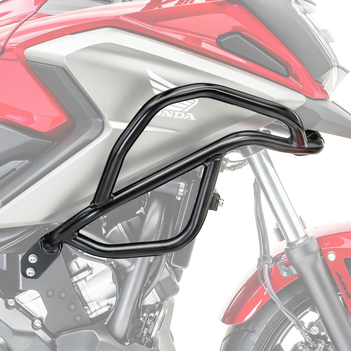 Crash bar, model L, pentru Honda NC 750 X / 700 X 12-20, Partea superioara, Negru Protectie motor