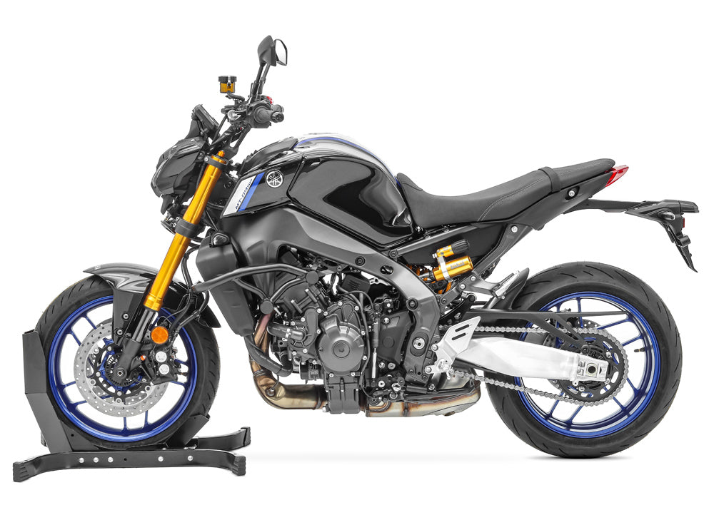 Crash bar pentru Yamaha MT-09 21-22, Partea centrala, Negru Protectie motor