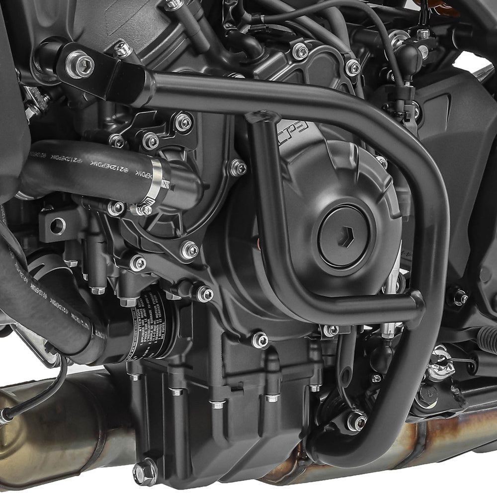 Crash bar pentru Yamaha MT-09 2021, Partea inferioara, Negru Protectie motor
