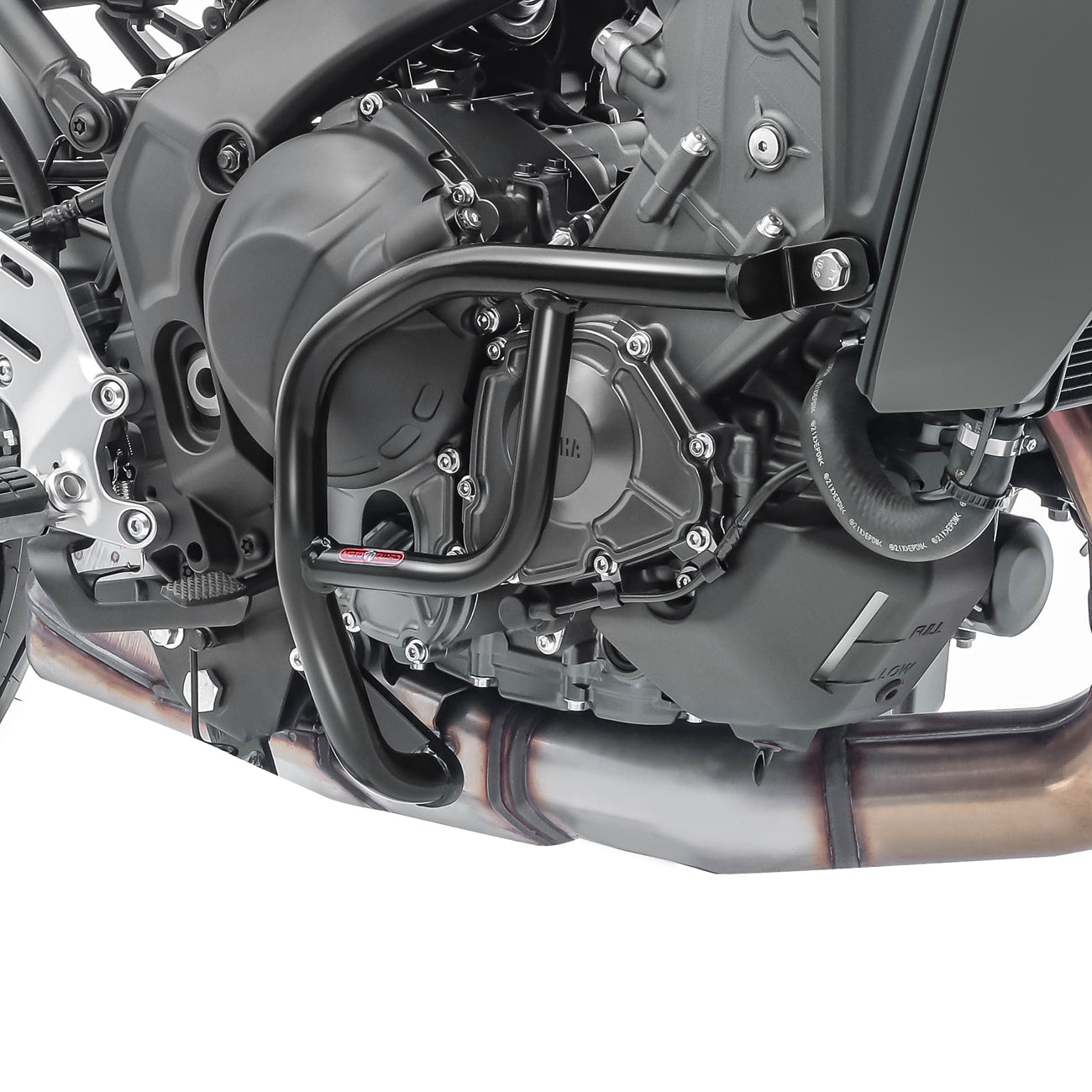 Crash bar pentru Yamaha MT-09 2021, Partea inferioara, Negru Protectie motor