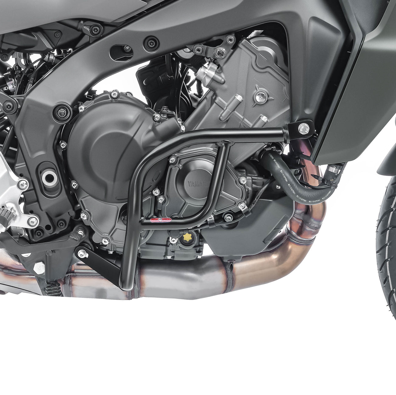 Crash bar pentru Yamaha MT-09 2021, Partea inferioara, Negru Protectie motor