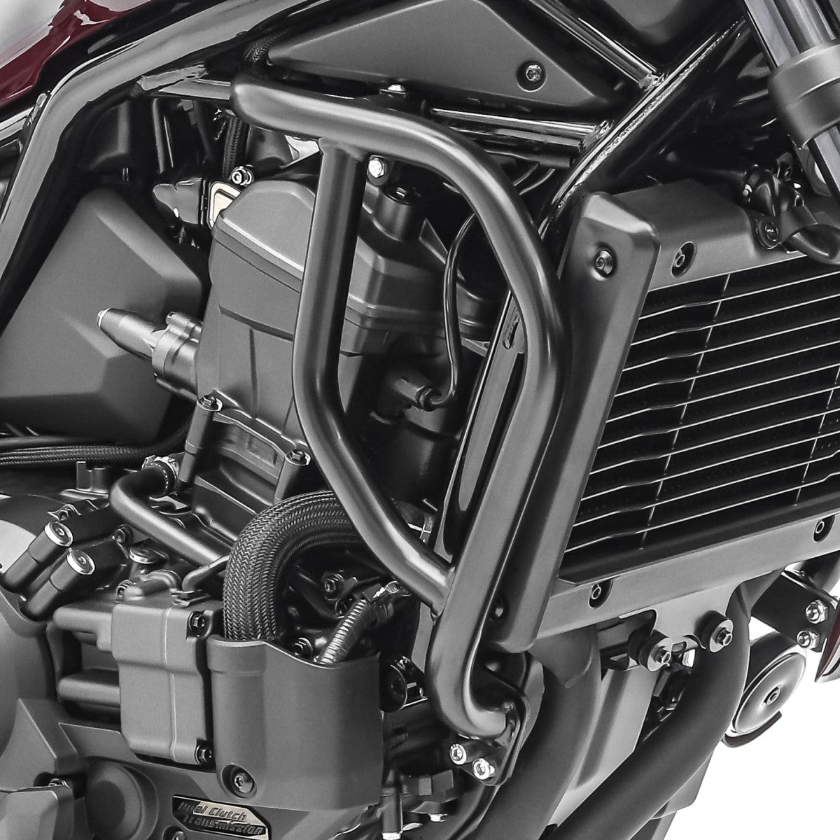 Crash bar pentru Honda Rebel 1100 CMX 21-24, Partea Superioara, Negru Protectie motor