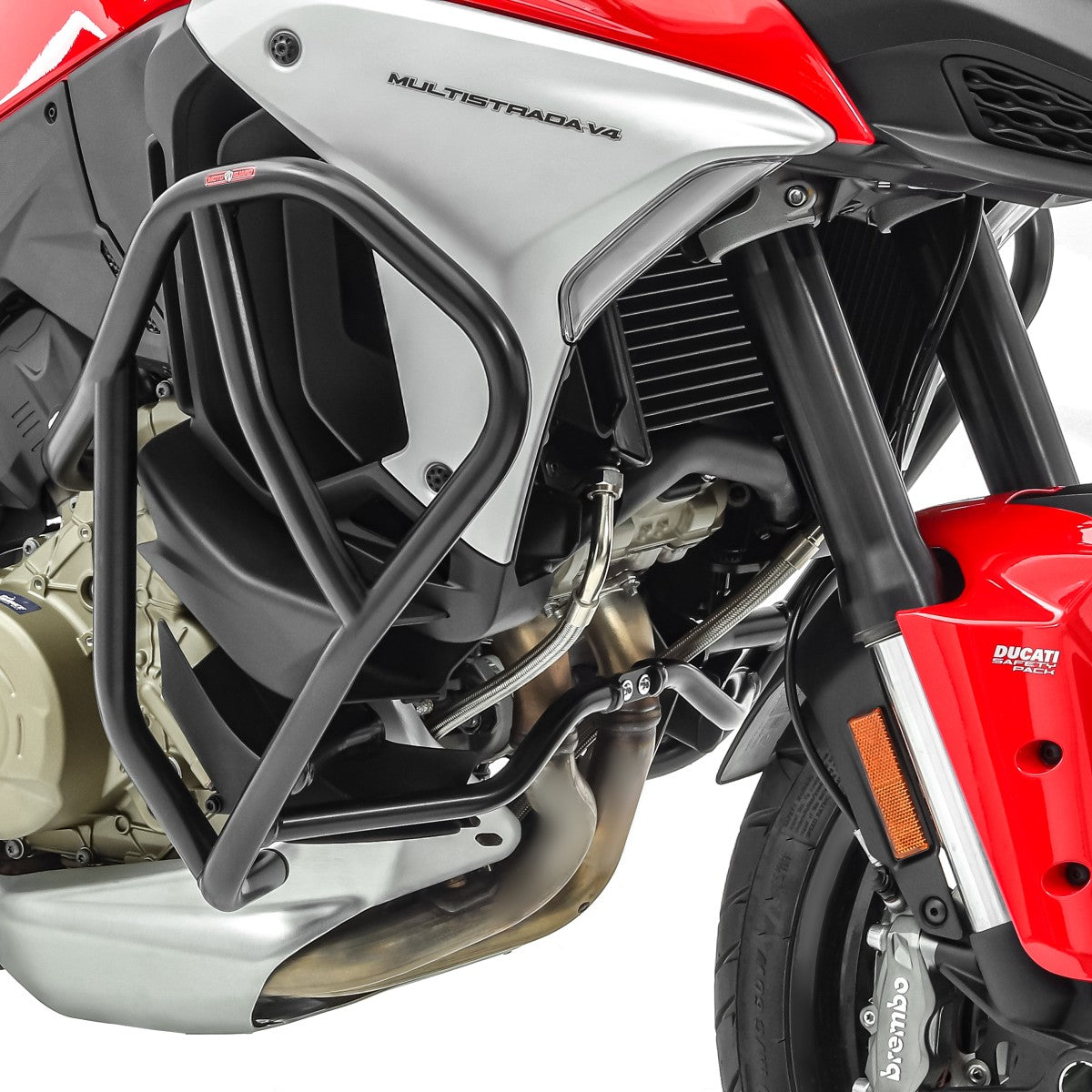 Crash bar pentru Ducati Multistrada V4 / S 2021, Negru Protectie motor